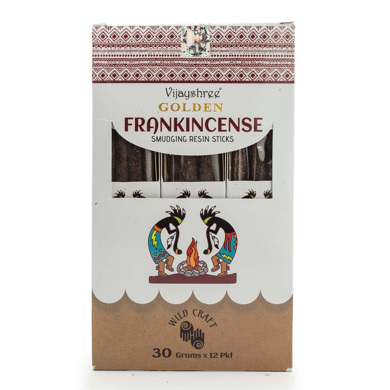 30g Gouden Frankincense Smudging Harsstokjes (6st)