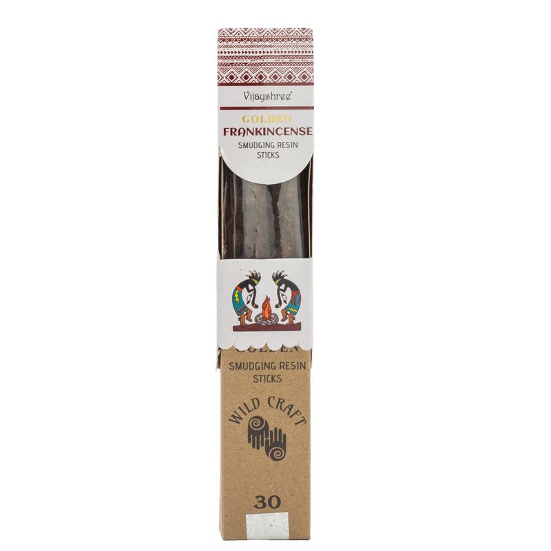 30g Gouden Frankincense Smudging Harsstokjes (6st)