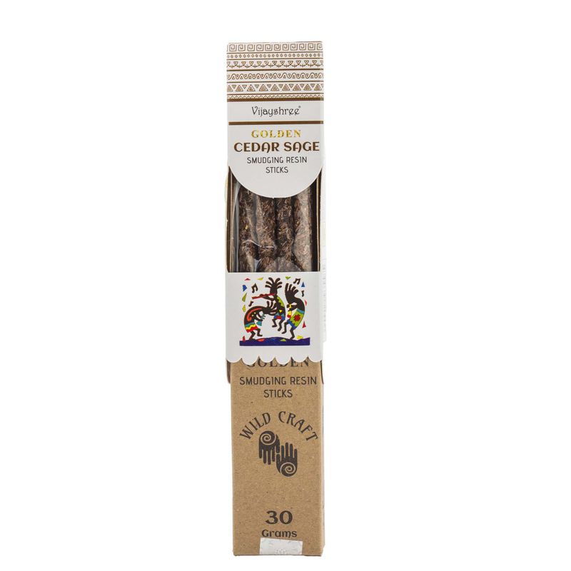 30g Gouden Ceder Salie Smudging Harsstokjes (6st)