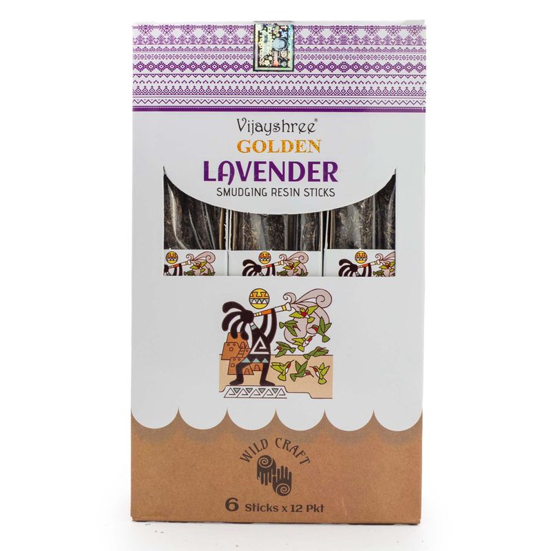 30g Gouden Lavendel Smudging Harssticks (6 stuks)