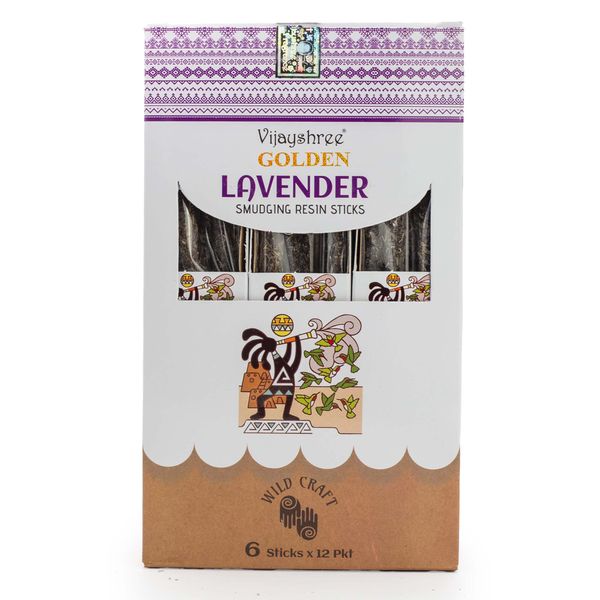 30g Gouden Lavendel Smudging Harssticks (6 stuks)