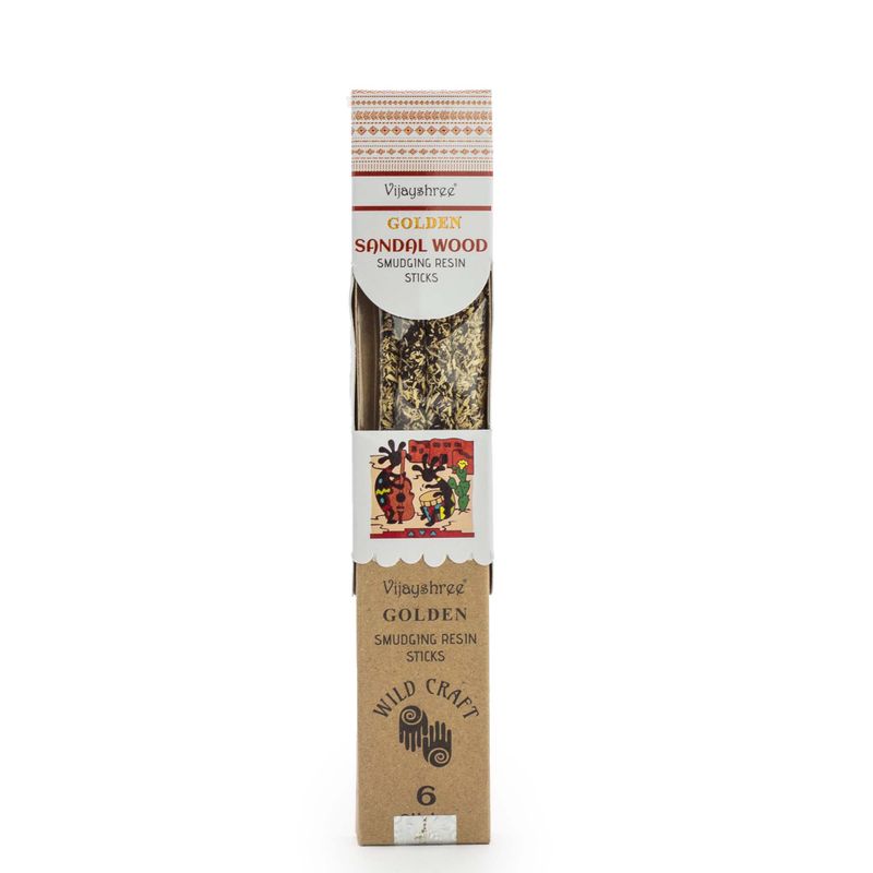 30g Gouden Sandelhout Smudging Harssticks (6 stuks)