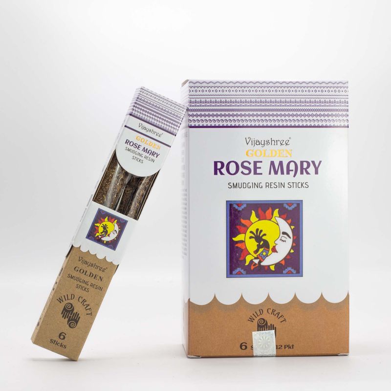 30g Gouden Rozemarijn Smudging Harssticks (6 stuks)