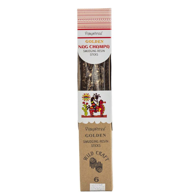 30g Gouden Nag Champa Smudging Harssticks (6 stuks)