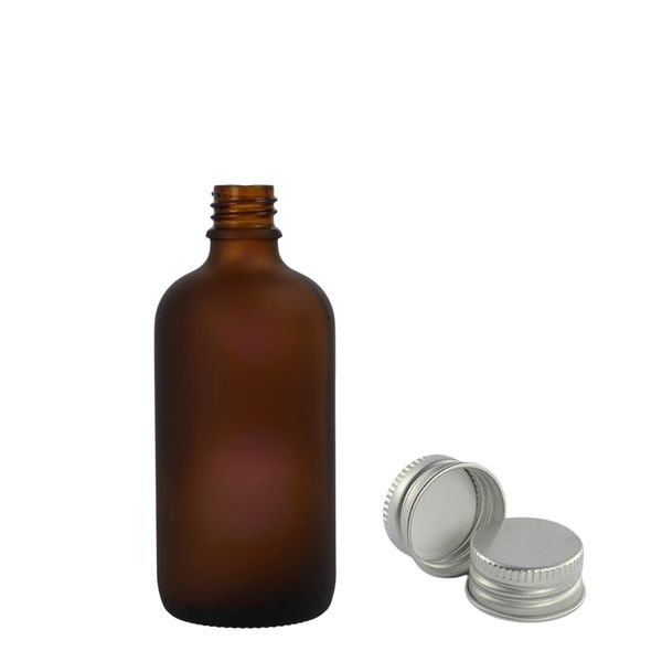 10ml mat amberkleurig glazen pipetfles met aluminiumdop