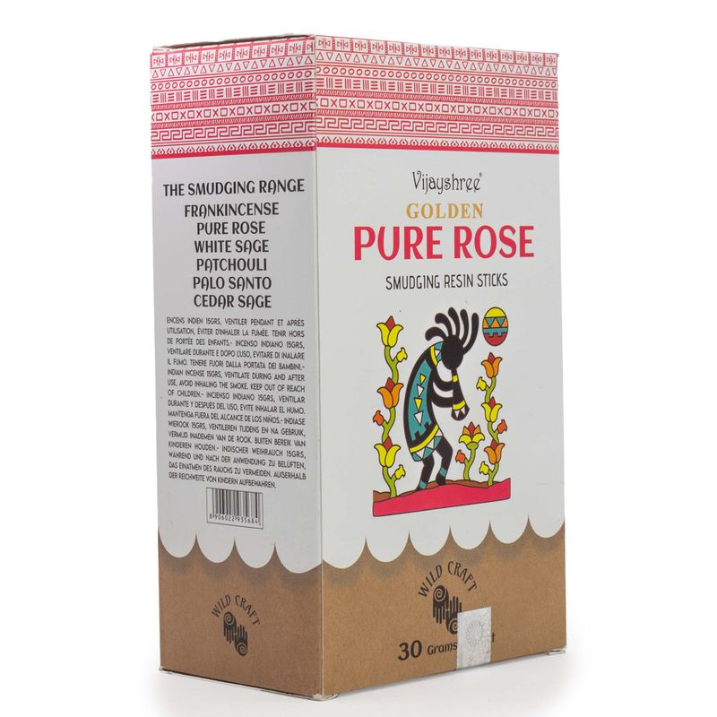 30g Gouden Pure Roos Smudging Harsstokjes (6st)