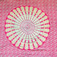Mandala Sarongs - Teal met Paars