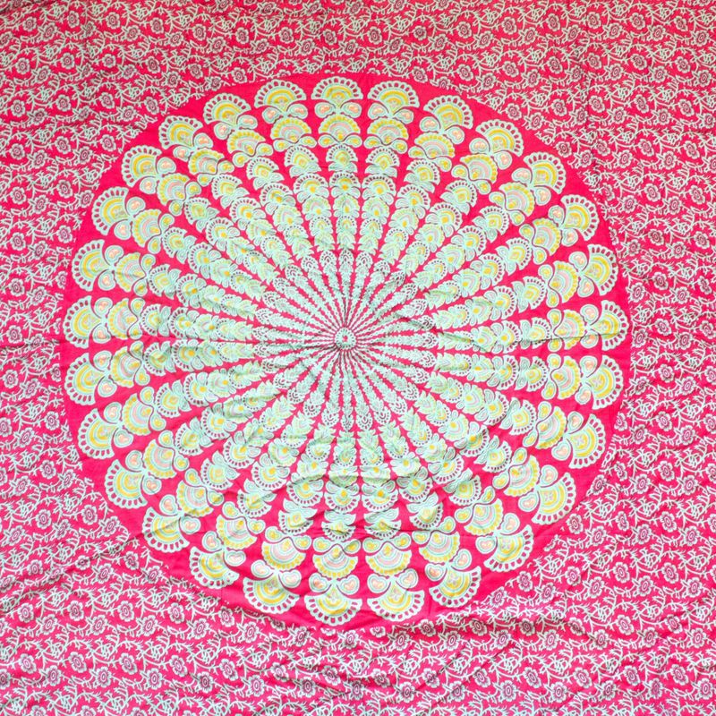 Mandala Sarongs - Teal met Paars