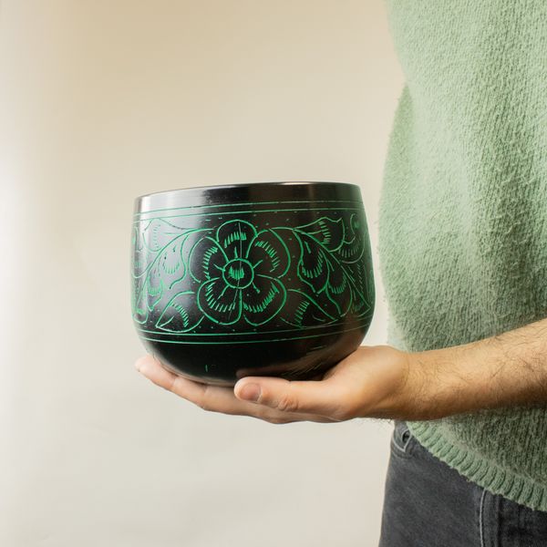 Ketel Klankschaal – Magic Mushroom – Groen (15 cm)