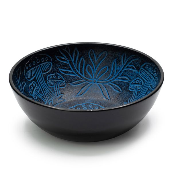 Aluminium Klankschaal – Magic Mushroom – Blauw (20 cm)