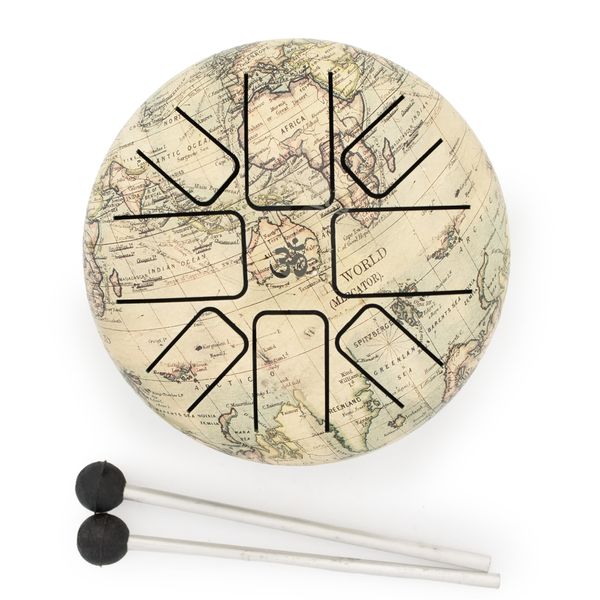 Medium Happy Drum Atlas – Steel Tongue Drum – 14 × 7 cm