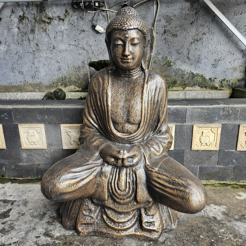 Grote Antiek Gouden Thaise Boeddha – 0,96 m