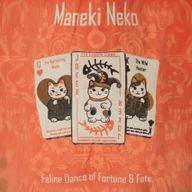 Iconische mini cadeau-tas - Maneki Neko (4 verschillende ontwerpen) - (25x20 cm) - Natuurkleur 4oz