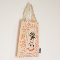 Iconische mini cadeau-tas - Maneki Neko (4 verschillende ontwerpen) - (25x20 cm) - Natuurkleur 4oz
