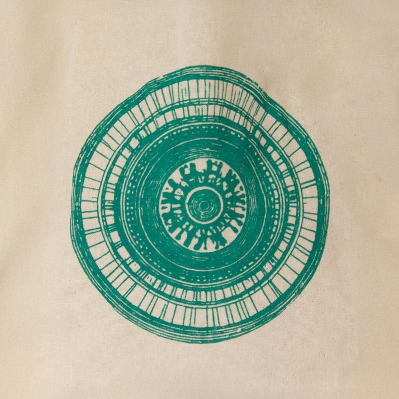 Iconische Mini Cadeau Draagtas – Stedelijke Mandala (4 gemengde kleuren) – Naturel 4oz (25x20cm)