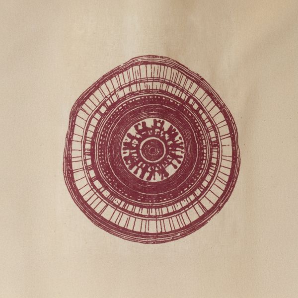 Iconische Mini Cadeau Draagtas – Stedelijke Mandala (4 gemengde kleuren) – Naturel 4oz (25x20cm)