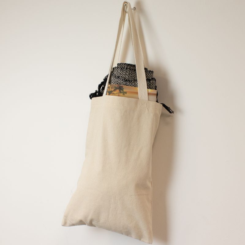 Iconische Toni Draagtas – Onbedrukt (41x31cm) – Naturel 10oz