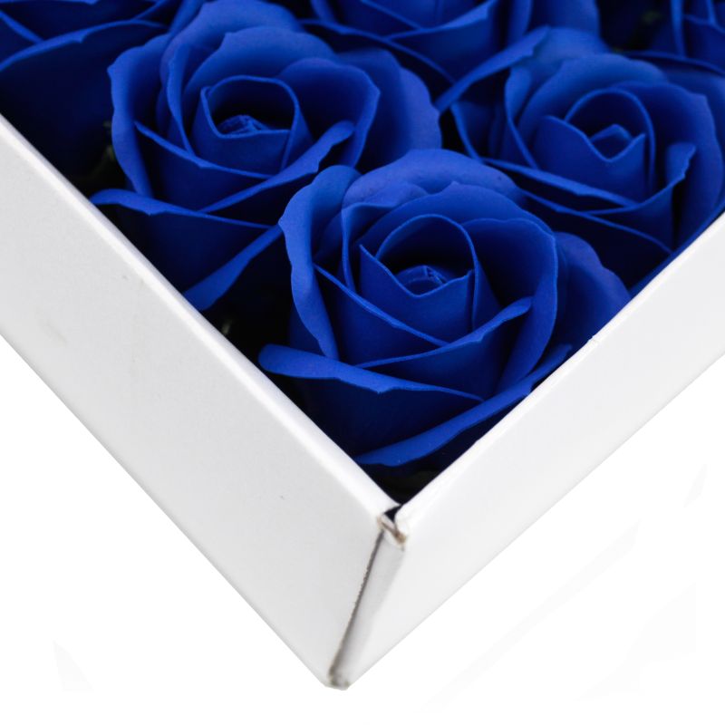 Ambachtelijke Zeep Bloem - Medium Roos - Royal Blauw