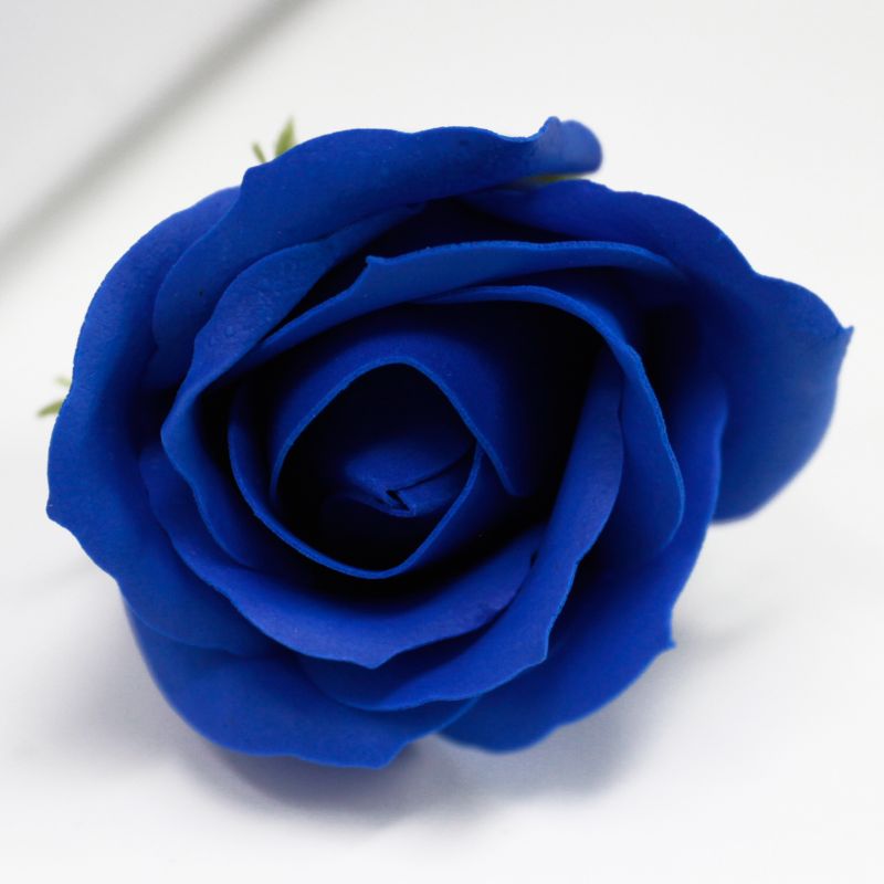 Ambachtelijke Zeep Bloem - Medium Roos - Royal Blauw
