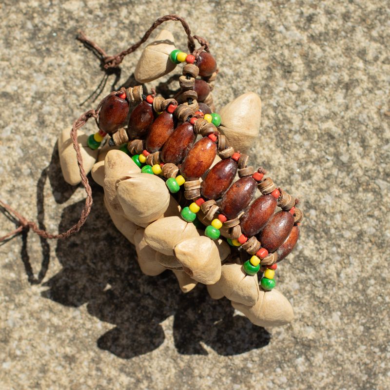 Kenari Schelp Enkel Shaker - Ratelarmband (20 Schelpen)