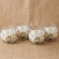 Getekend door de Vlam Geurkaars in Glas – Klein