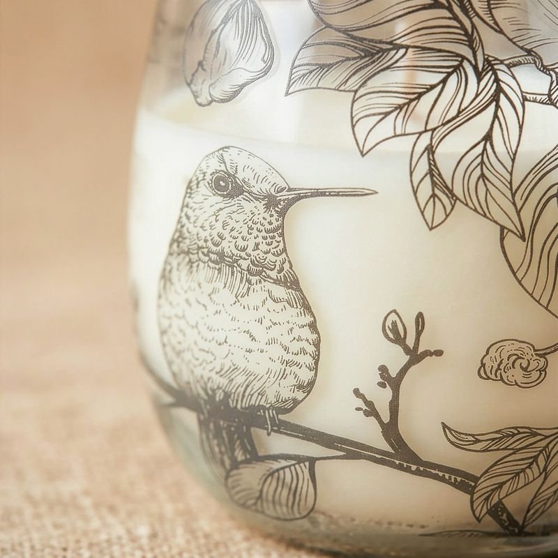 Getekend door de Vlam Geurkaars in Glas – Middel