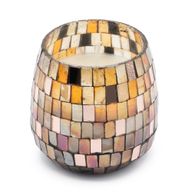 Amber Mosaic - Kaarsen in Glazen Pot - Medium