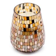 Amber Mosaic - Kaarsen in Glazen Pot - Groot