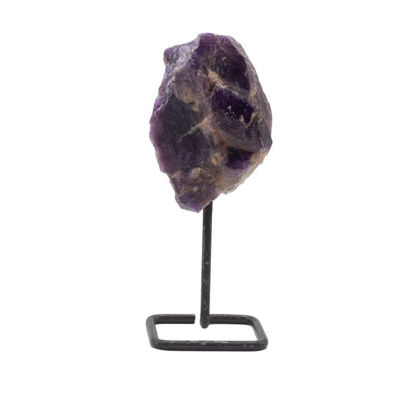 Amethist op Metalen Standaard