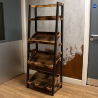 Schap Unit - Bovenplank met Drie Schuine Planken (60x40x160cm)
