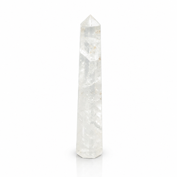 Bergkristal Obelisk ca. 17 cm – Zeszijdige Edelsteen
