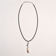 Indiase Devotie Hangers - Verzilverd (45cm Koord) - Slang Chakra