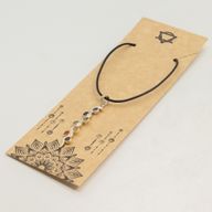 Indiase Devotie Hangers - Verzilverd (45cm Koord) - Slang Chakra