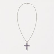 Indiase Devotie Hangers - Verzilverd (45cm Ketting) - Ioliet Kruisbeeld