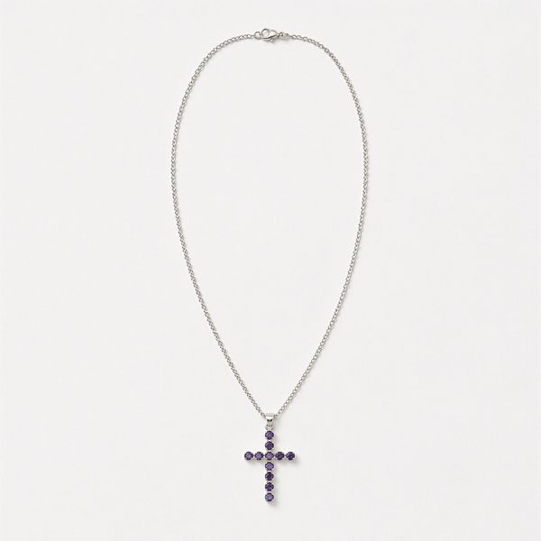 Indiase Devotie Hangers - Verzilverd (45cm Ketting) - Ioliet Kruisbeeld