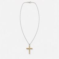 Indiase Devotie Hangers - Verzilverd (45cm Ketting) - Citrien Kruisbeeld