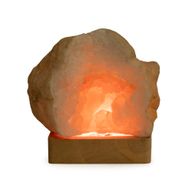 8 cm Vierkante Houten USB LED Standaard - Meerkleurig