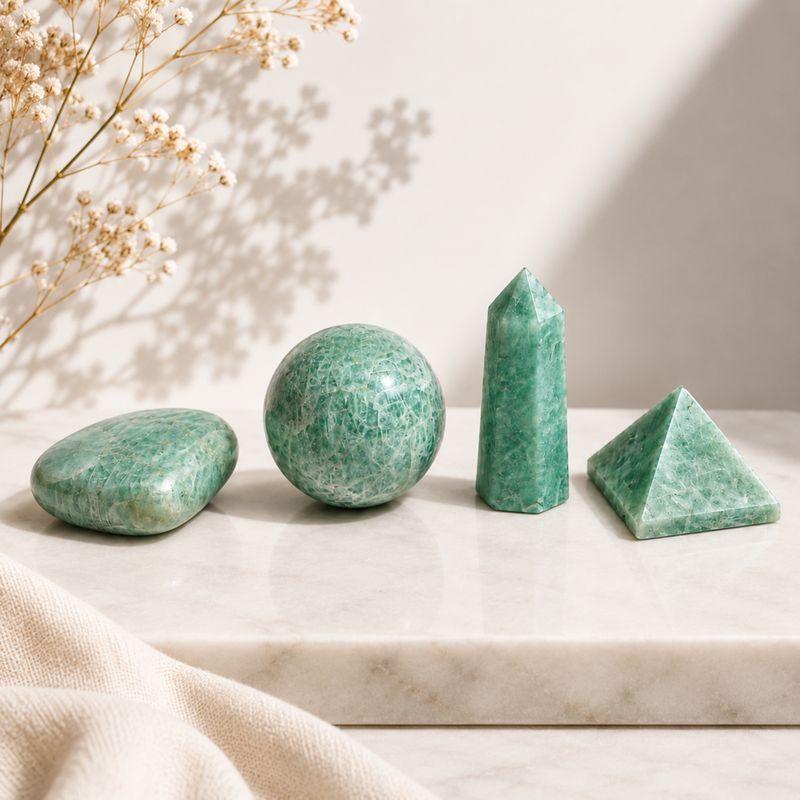 Amazoniet Verkoopdisplay – Gemengde Vormen