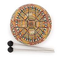 Kleine Happy Drum Om Mandala – Steel Tongue Drum – 13 × 9 cm