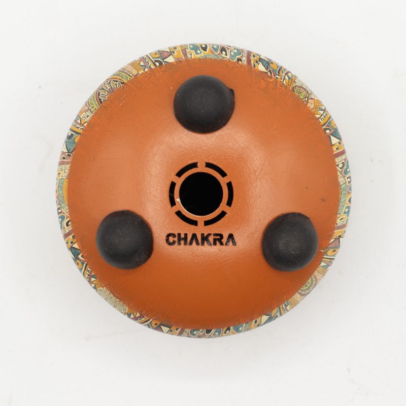 Kleine Happy Drum Om Mandala – Steel Tongue Drum – 13 × 9 cm