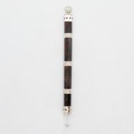 Bloodroot Soevereine Toverstaf - Extra Lang Fancy Jaspis Magie - Kristallen Bol Top - 26cm