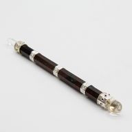 Bloodroot Soevereine Toverstaf - Extra Lang Fancy Jaspis Magie - Kristallen Bol Top - 26cm