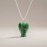 Edelsteen Beschermengel Hanger - Groene Aventurijn