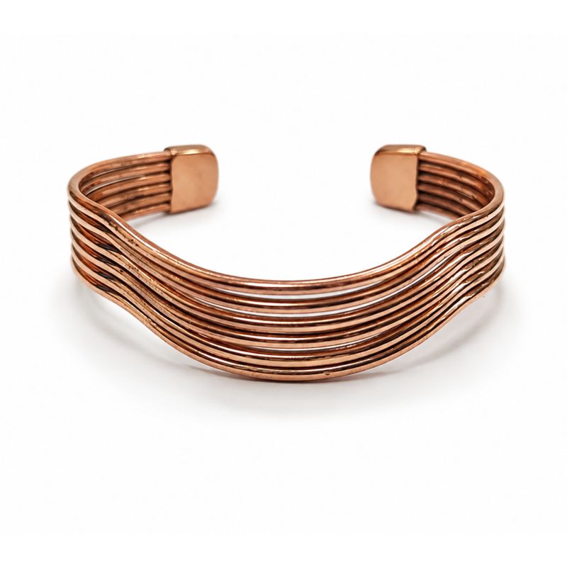 Koperen Armbanden Elementaire Golven (assorti)
