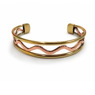 Koperen Armbanden Elementaire Golven (assorti)