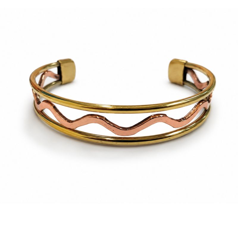 Koperen Armbanden Elementaire Golven (assorti)