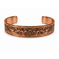 Massief Koperen Armbanden Middeleeuwse Serie Met Affirmatiegravures (assorti)