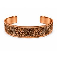 Massief Koperen Armbanden Middeleeuwse Serie Met Affirmatiegravures (assorti)