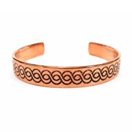 Massief Koperen Armbanden Nomad Energy Collectie Gravures (assorti)