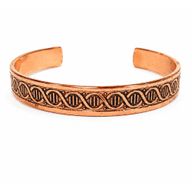 Massief Koperen Armbanden Nomad Energy Collectie Gravures (assorti)